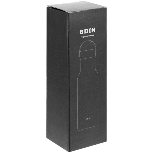 Термобутылка Bidon, синяя (Изображение 1)