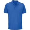 Рубашка поло унисекс Pegase, ярко-синяя (royal), размер M (Изображение 1)