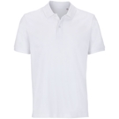 Рубашка поло унисекс Pegase, белая, размер 3XL
