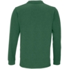 Рубашка поло унисекс с длинным рукавом Planet LSL, темно-зеленая, размер XL (Изображение 3)