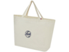 Переработанная эко-сумка Cannes плотностью 200 г/м2 вторичной переработки - Натуральный (Изображение 4)