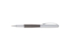 Ручка-роллер Pierre Cardin LEO, цвет - серебристый и черный. Упаковка B-1 (Изображение 4)