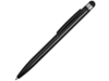 Ручка-стилус пластиковая шариковая Poke (черный)  (Изображение 1)