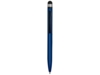 Ручка-стилус пластиковая шариковая Poke (синий/черный)  (Изображение 2)