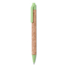 Ручка шариковая пробковая (зеленый-зеленый) (Изображение 2)