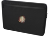 Чехол Rise для ноутбука с диагональю экрана 15,6 дюйма, изготовленный из переработанных материалов согласно стандарту GRS - сплошной черный (Изображение 6)