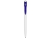 Ручка пластиковая шариковая Какаду (белый/синий)  (Изображение 2)