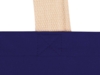 Сумка для шопинга Steady хлопковая с парусиновыми ручками, 260 г/м2 (синий)  (Изображение 5)