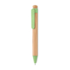 Ручка шариковая из бамбука (зеленый-зеленый) (Изображение 3)