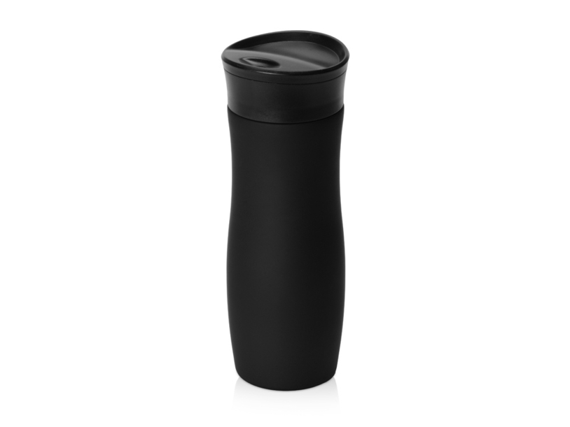 Вакуумная термокружка с кнопкой Streamline, Waterline, soft-touch (Изображение 2)