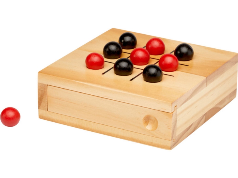 Деревянная игра в крестики-нолики Strobus, натуральный (Изображение 1)