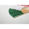 Ручной вентилятор с флагом (зеленый-зеленый) (Изображение 3)