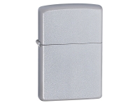 Зажигалка ZIPPO Classic с покрытием Satin Chrome™, латунь/сталь, серебристая, матовая, 38x13x57 мм