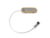 USB-хаб BADOC с корпусом из бамбука и ткани RPET, серый меланж (Изображение 5)