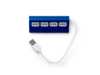 USB хаб PLERION (синий)  (Изображение 4)