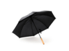 Зонт-трость FARGO, полуавтомат (черный)  (Изображение 4)