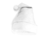 Рождественская шапка SANTA (белый)  (Изображение 1)