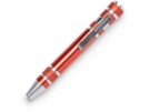 Алюминиевый мультитул BRICO в форме ручки (красный/серебристый) 