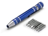 Алюминиевый мультитул BRICO в форме ручки (синий/серебристый)  (Изображение 2)