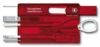 Набор инструментов SwissCard, полупрозрачный красный (Изображение 2)