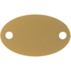 Шильдик металлический Alfa Oval, золотистый (Изображение 1)