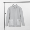 Куртка унисекс Oblako, светло-серая, размер M/L (Изображение 1)