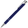 Ручка шариковая Keskus Soft Touch, темно-синяя (Изображение 2)