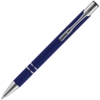Ручка шариковая Keskus Soft Touch, темно-синяя (Изображение 3)