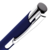 Ручка шариковая Keskus Soft Touch, темно-синяя (Изображение 4)