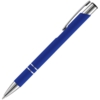 Ручка шариковая Keskus Soft Touch, ярко-синяя (Изображение 2)