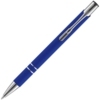 Ручка шариковая Keskus Soft Touch, ярко-синяя (Изображение 3)