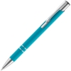 Ручка шариковая Keskus Soft Touch, бирюзовая (Изображение 1)