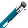 Ручка шариковая Keskus Soft Touch, бирюзовая (Изображение 4)