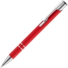 Ручка шариковая Keskus Soft Touch, красная (Изображение 1)