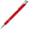 Ручка шариковая Keskus Soft Touch, красная (Изображение 2)