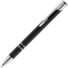 Ручка шариковая Keskus Soft Touch, черная (Изображение 1)