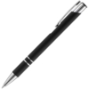 Ручка шариковая Keskus Soft Touch, черная (Изображение 2)