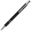 Ручка шариковая Keskus Soft Touch, черная (Изображение 3)