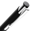 Ручка шариковая Keskus Soft Touch, черная (Изображение 4)