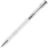 Ручка шариковая Keskus Soft Touch, белая (Изображение 3)