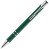 Ручка шариковая Keskus Soft Touch, зеленая (Изображение 3)