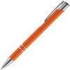 Ручка шариковая Keskus Soft Touch, оранжевая (Изображение 2)