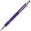 Ручка шариковая Keskus Soft Touch, фиолетовая (Изображение 3)