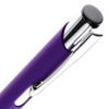 Ручка шариковая Keskus Soft Touch, фиолетовая (Изображение 4)