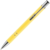 Ручка шариковая Keskus Soft Touch, желтая (Изображение 3)