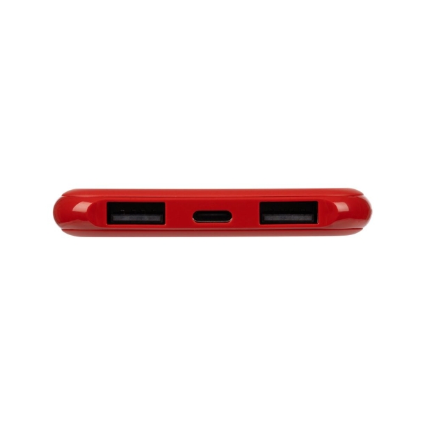 Aккумулятор Uniscend Half Day Type-C 5000 мAч, красный (Изображение 4)