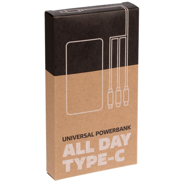Aккумулятор Uniscend All Day Type-C 10000 мAч, красный (Изображение 7)