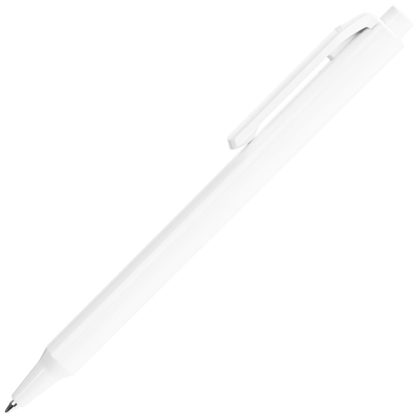 Ручка шариковая Pigra P04 Polished, белая (Изображение 3)