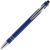 Ручка шариковая Pointer Soft Touch со стилусом, темно-синяя (Изображение 3)
