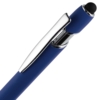 Ручка шариковая Pointer Soft Touch со стилусом, темно-синяя (Изображение 4)